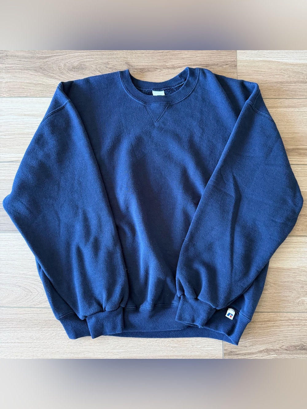 Russell Athletic y2k Navy Crewneck Sweatshirt